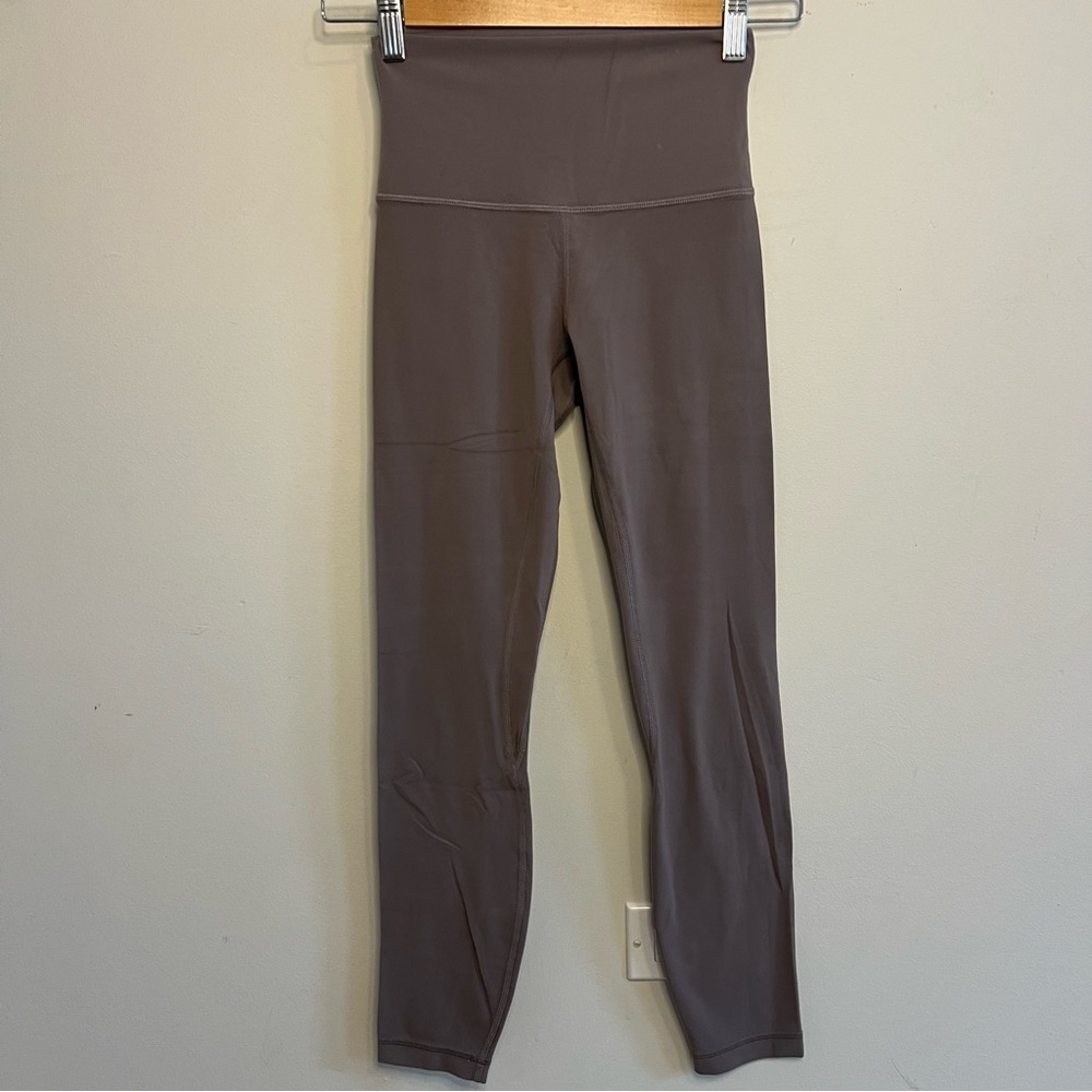 Lululemon Align Brown High Waisted Leggings Yoga Mauve Workout Fitness Classic